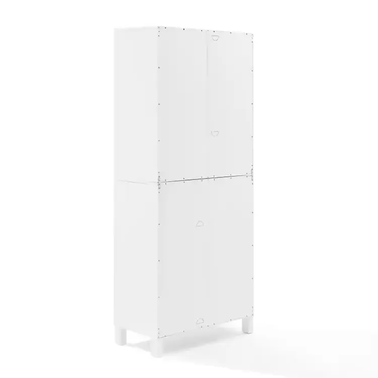 tall_white_triangle_door_wood_cabinet_3.webp Tall Triangle 4-Door Wood Cabinet>Kirklands Home Discount