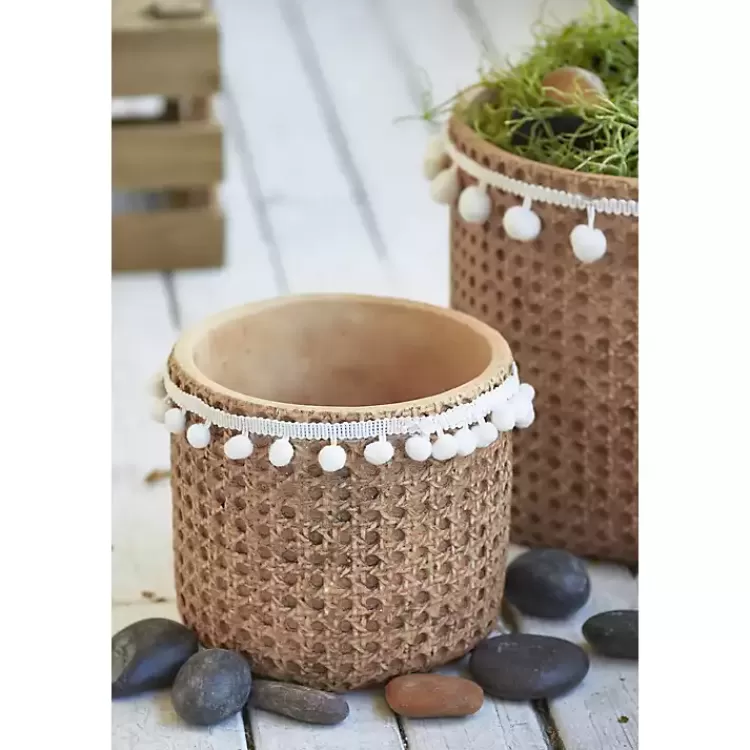 tall_woven_cement_baskets_with_pom_poms_set_of__3.webp Tall Woven Cement Baskets with Pom Poms, Set of 2>Kirklands Home Best