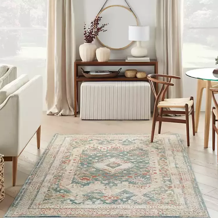 talula_teal_bohemian_vintage_area_rug_x_7.webp Talula Teal Bohemian Vintage Area Rug, 5x7>Kirklands Home Flash Sale