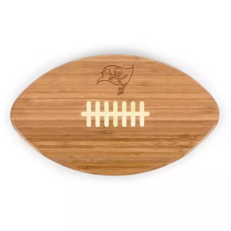 Tampa Bay Buccaneers Bamboo Football Cutting Board>Kirklands Home Clearance