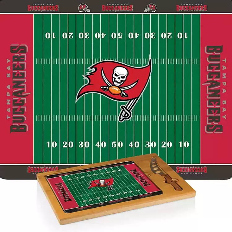 Tampa Bay Buccaneers Cutting Board & Knife Set>Kirklands Home Fashion