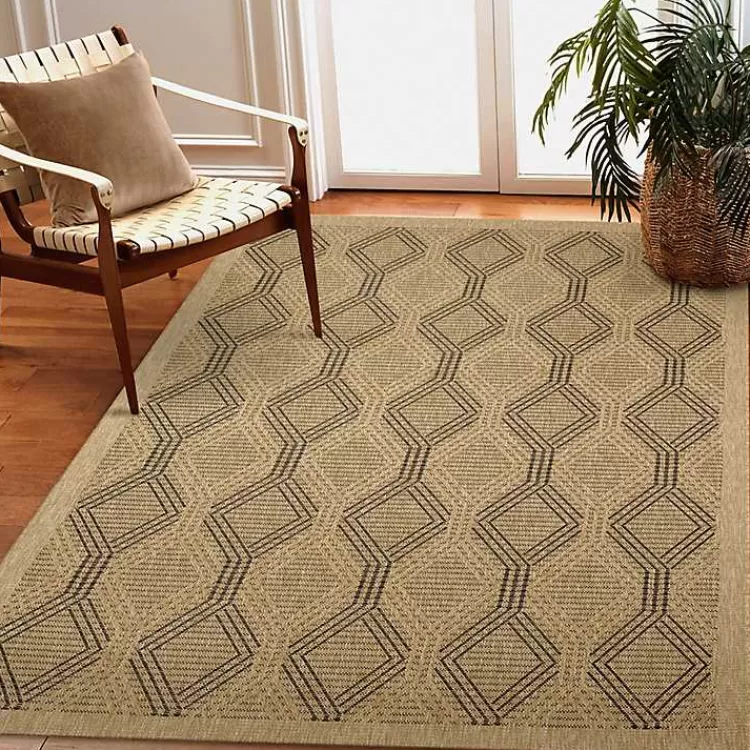 tan__black_diamonds_indooroutdoor_area_rug_x_5.webp Tan & Black Diamonds Indoor/Outdoor Area Rug, 5x7>Kirklands Home Clearance