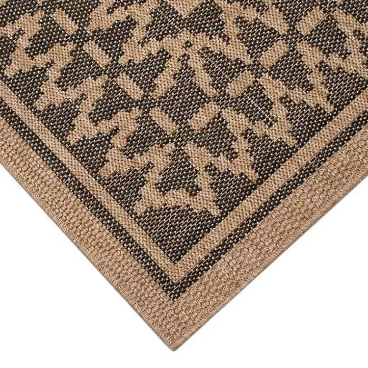 tan__black_zig_zag_indooroutdoor_area_rug_x_2.webp Tan & Black Zig Zag Indoor/Outdoor Area Rug, 5x7>Kirklands Home Clearance