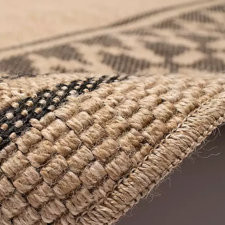 tan__black_zig_zag_indooroutdoor_area_rug_x_4.webp Tan & Black Zig Zag Indoor/Outdoor Area Rug, 5x7>Kirklands Home Clearance
