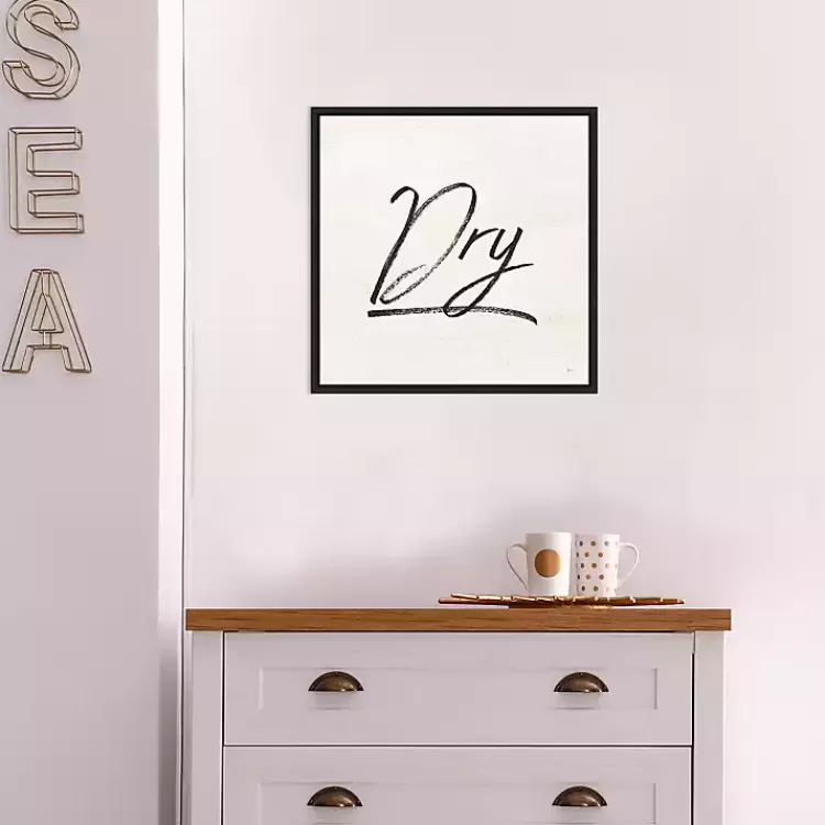 tan_and_black_dry_laundry_framed_wall_plaque_6.webp Tan and Black Dry Laundry Framed Wall Plaque>Kirklands Home Online