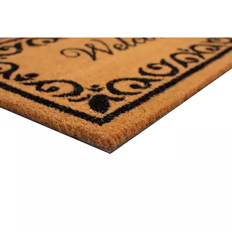 tan_and_black_scroll_welcome_doormat_x_in_3-3.webp Tan and Black Scroll Welcome Doormat, 48x30 in.>Kirklands Home Shop