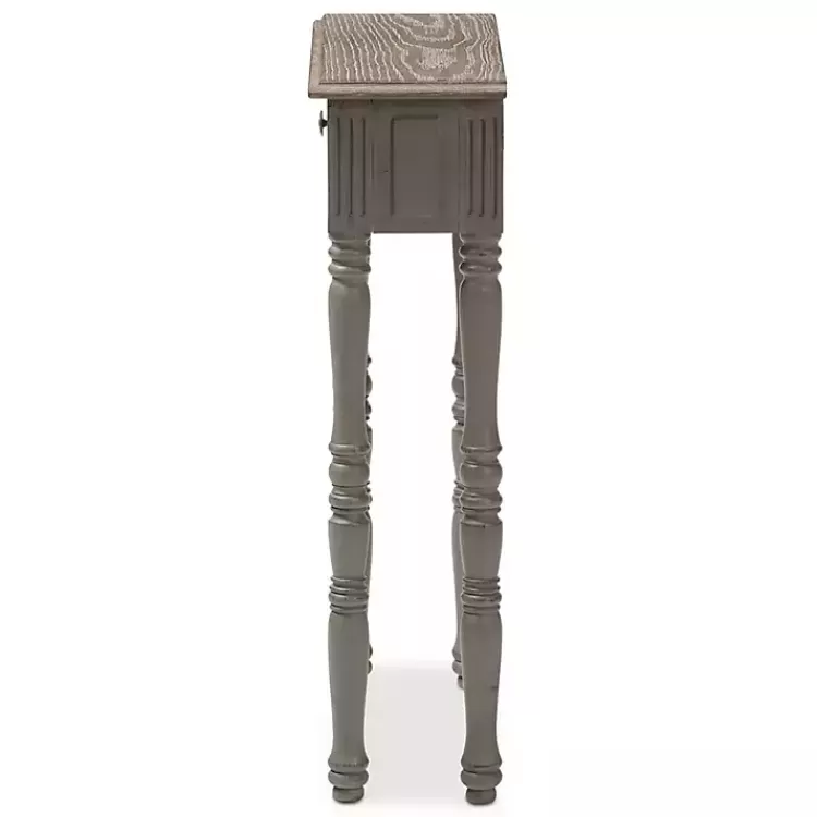 tan_and_gray_ornate_ball_turned_console_table_4.webp Tan and Gray Ornate Ball Turned Console Table>Kirklands Home Online
