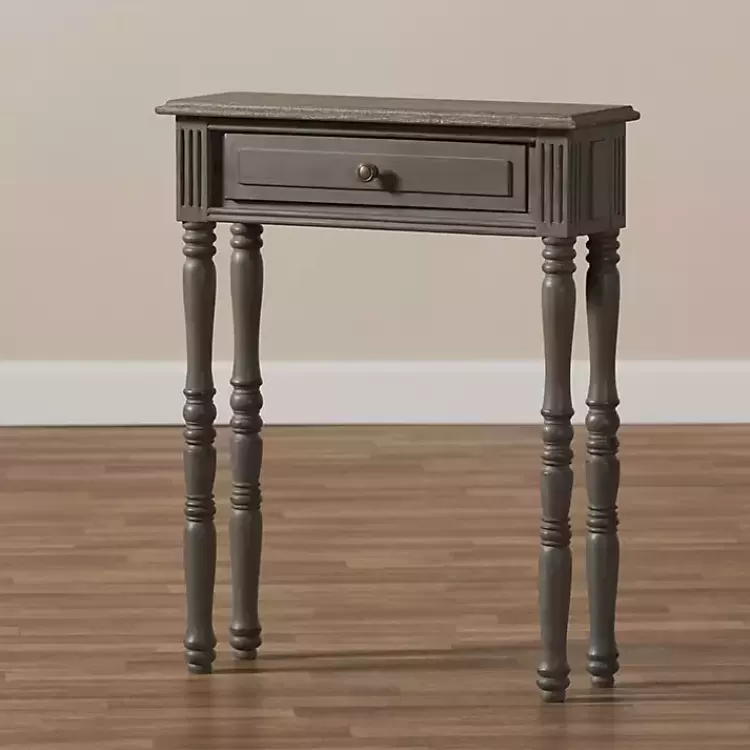 tan_and_gray_ornate_ball_turned_console_table_9.webp Tan and Gray Ornate Ball Turned Console Table>Kirklands Home Online