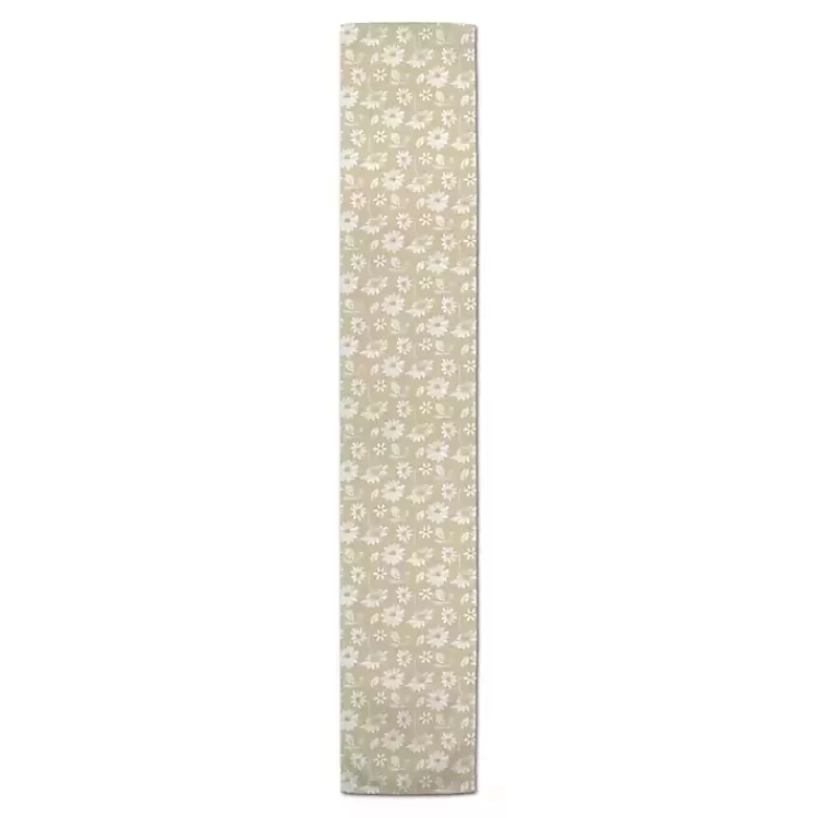 tan_and_white_wildflower_table_runner__in_2.webp Tan and White Wildflower Table Runner, 90 in.>Kirklands Home Cheap