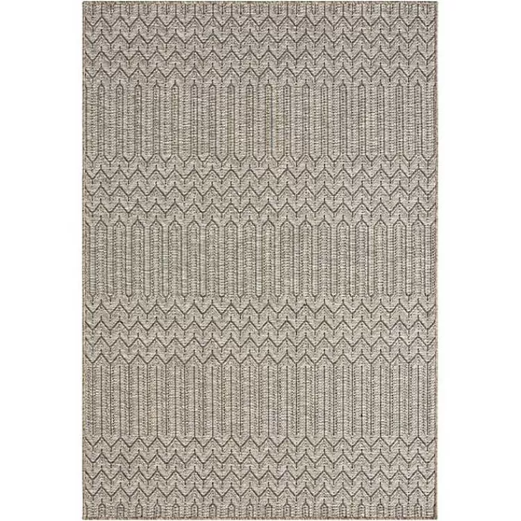 Chevron Indoor/Outdoor Area Rug, 7x9>Kirklands Home Outlet