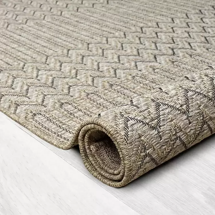 tan_chevron_indooroutdoor_area_rug_x_6.webp Chevron Indoor/Outdoor Area Rug, 5x7>Kirklands Home New