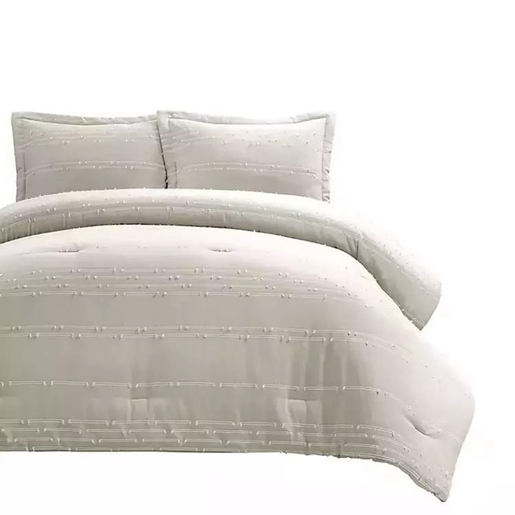 Clipped Stripe 3-pc. Cali King Comforter Set>Kirklands Home New