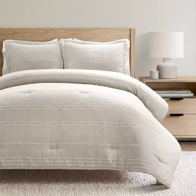 tan_clipped_stripe_pc_cali_king_comforter_set_2.webp Clipped Stripe 3-pc. Cali King Comforter Set>Kirklands Home New
