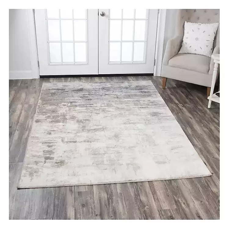 Tan Edward Abstract Area Rug, 5x7>Kirklands Home Online