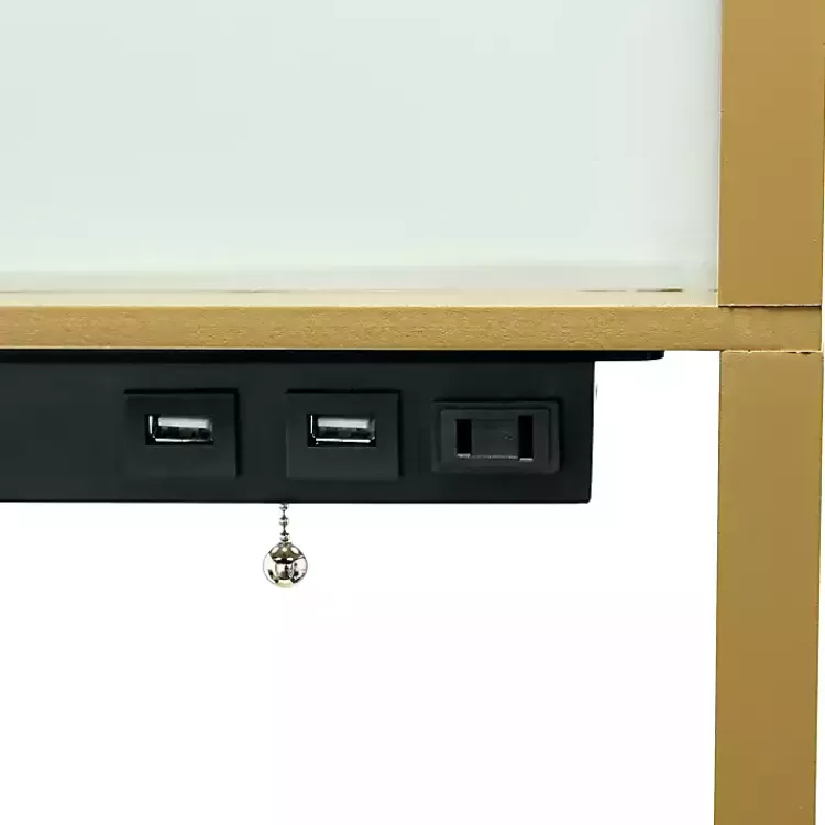 tan_etagere_shelf_charging_floor_lamp_4.webp Etagere Shelf Charging Floor Lamp>Kirklands Home Clearance