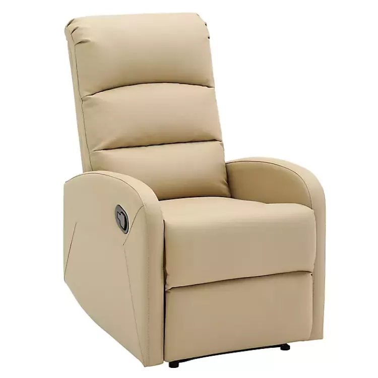 Faux Leather Dormi Recliner>Kirklands Home Sale