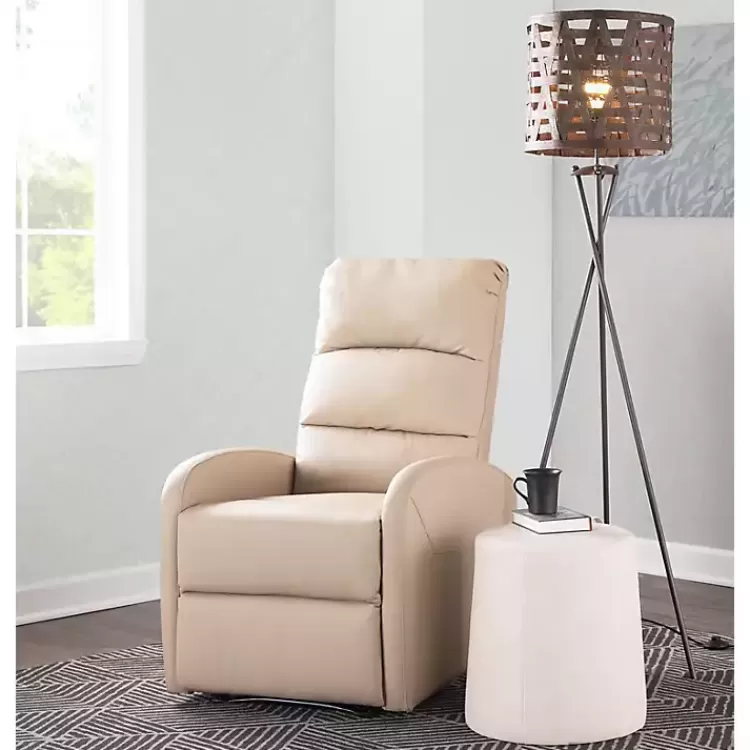 tan_faux_leather_dormi_recliner_10.webp Faux Leather Dormi Recliner>Kirklands Home Sale