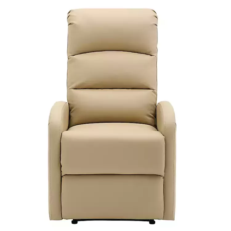 tan_faux_leather_dormi_recliner_4.webp Faux Leather Dormi Recliner>Kirklands Home Sale