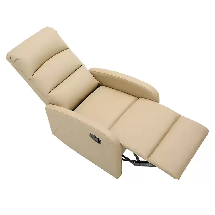 tan_faux_leather_dormi_recliner_6.webp Faux Leather Dormi Recliner>Kirklands Home Sale