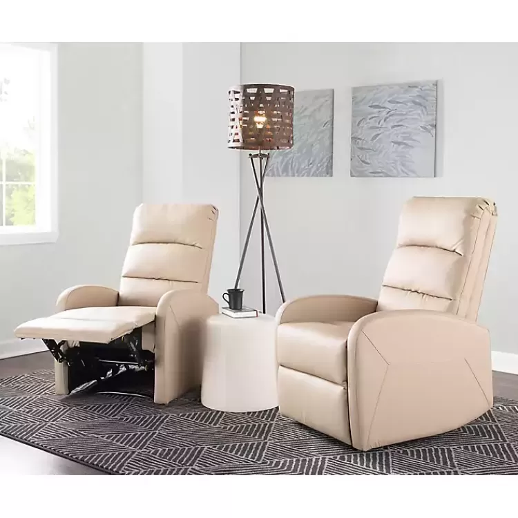 tan_faux_leather_dormi_recliner_9.webp Faux Leather Dormi Recliner>Kirklands Home Sale