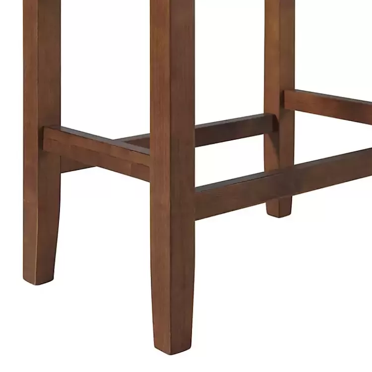 tan_faux_leather_madison_walnut_counter_stool_8.webp Faux Leather Madison Walnut Counter Stool>Kirklands Home Online