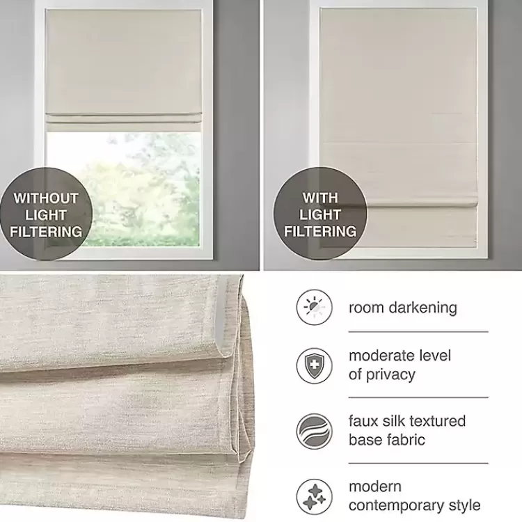 tan_faux_silk_room_darkening_roman_shade__in_5-3.webp Faux Silk Room Darkening Roman Shade, 33 in.>Kirklands Home Sale