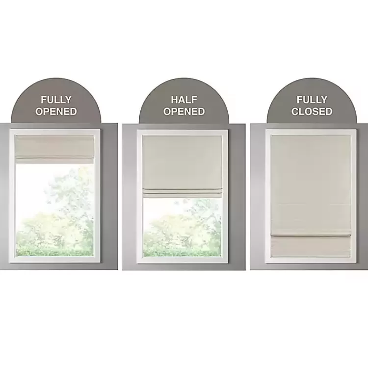 tan_faux_silk_room_darkening_roman_shade__in_7.webp Faux Silk Room Darkening Roman Shade, 31 in.>Kirklands Home Cheap