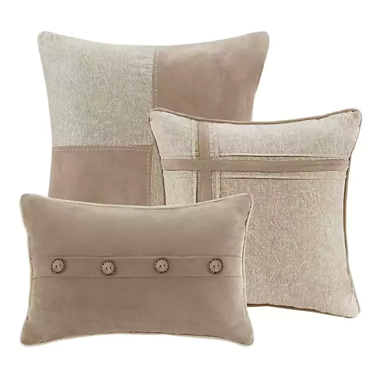 tan_faux_suede_pc_king_comforter_set_2.webp Faux Suede 7-pc. King Comforter Set>Kirklands Home Flash Sale