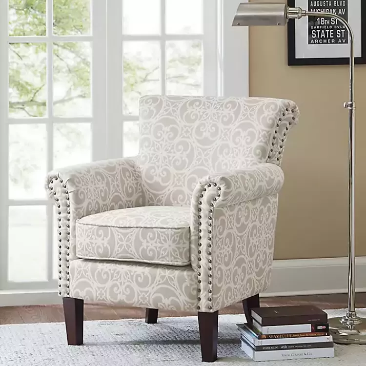 Fretwork Accent Club Chair>Kirklands Home Cheap