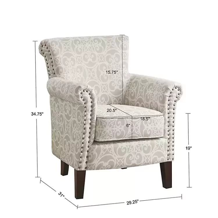 tan_fretwork_accent_club_chair_8.webp Fretwork Accent Club Chair>Kirklands Home Cheap