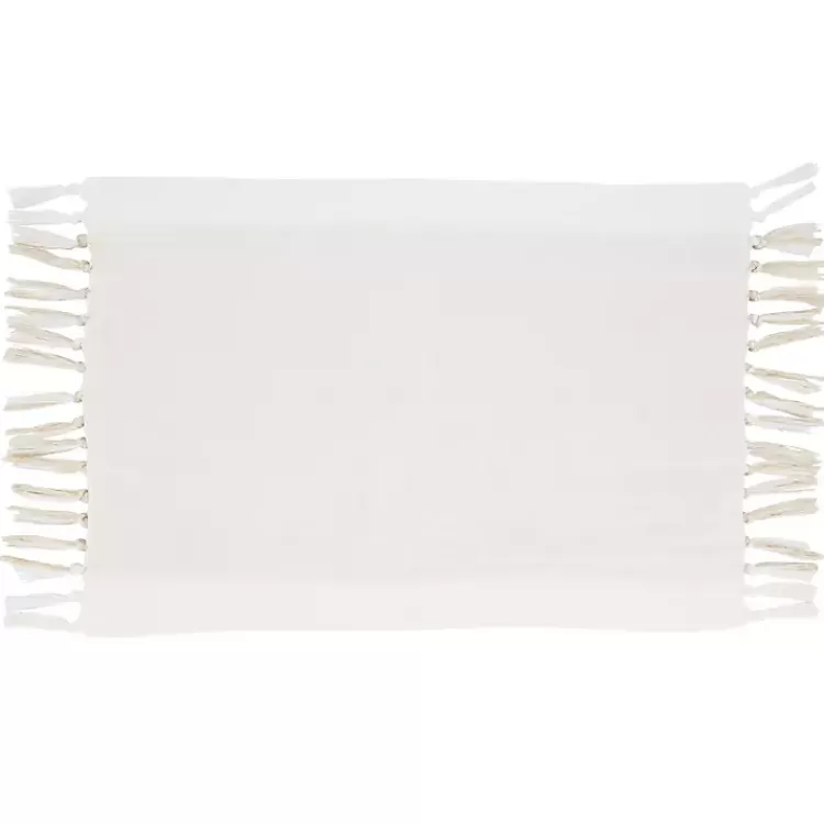 tan_fringed_two_tone_pc_placemat_set_2.webp Tan Fringed Two Tone 4-pc. Placemat Set>Kirklands Home Clearance