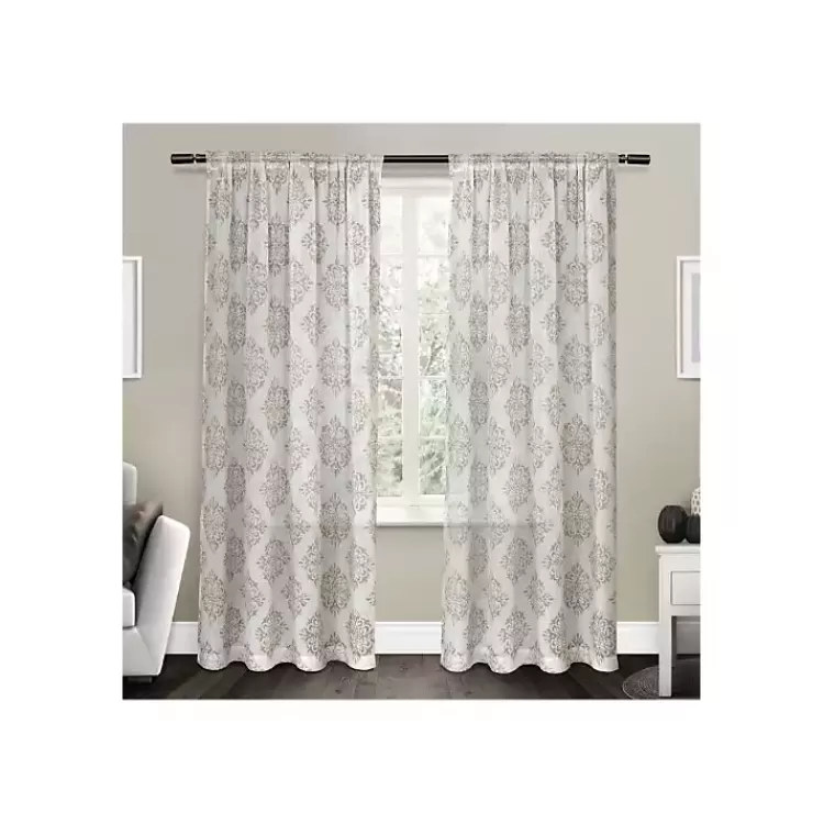 Nagano Linen Curtain Panel Set, 96 in.>Kirklands Home Outlet