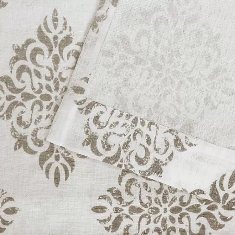 tan_nagano_linen_curtain_panel_set__in_2.webp Nagano Linen Curtain Panel Set, 96 in.>Kirklands Home Outlet