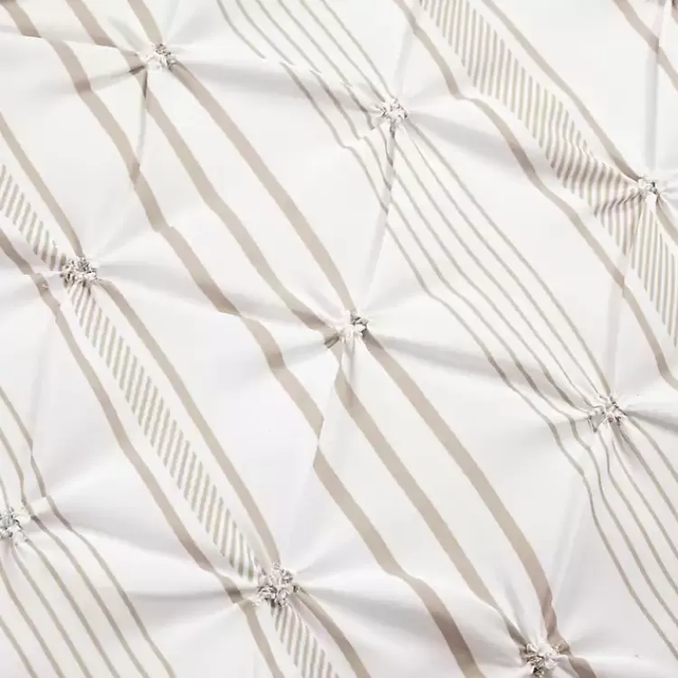 tan_pintuck_stripe_king_pc_comforter_set_2.webp Tan Pintuck Stripe King 5-pc. Comforter Set>Kirklands Home Discount