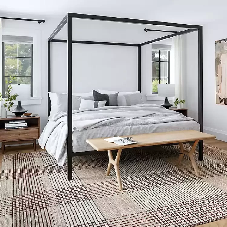 Plaid Emily Henderson x RugsUSA Area Rug, 4x6>Kirklands Home Cheap