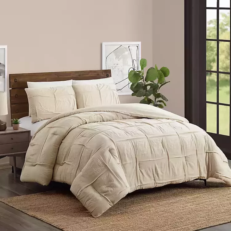 Riley Pleated 3-pc. Full/Queen Comforter Set>Kirklands Home New