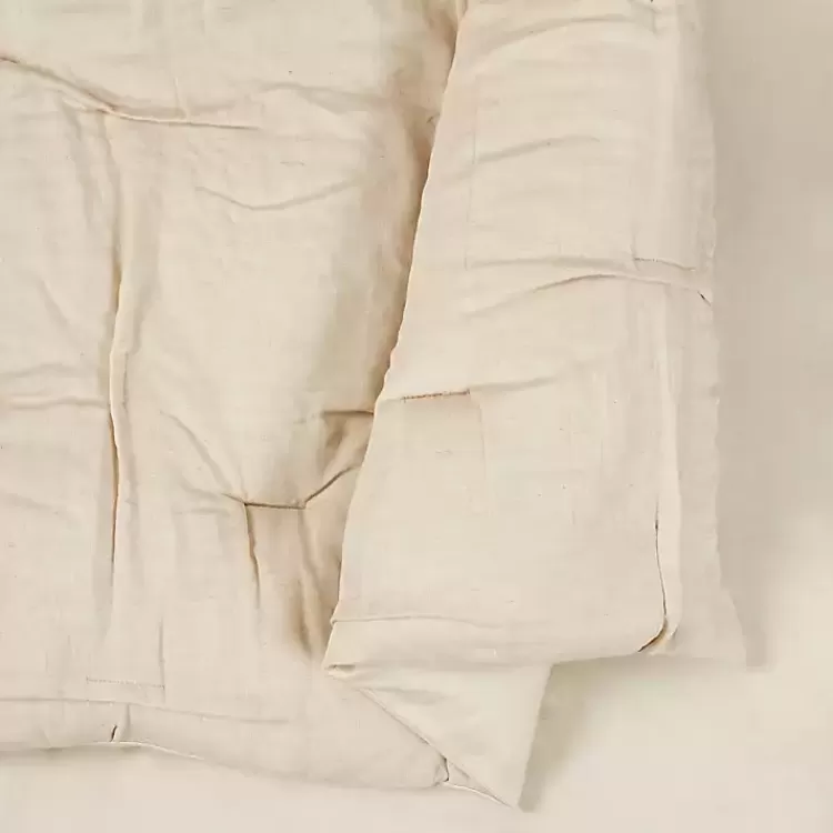 tan_riley_pleated_pc_fullqueen_comforter_set_5.webp Riley Pleated 3-pc. Full/Queen Comforter Set>Kirklands Home New