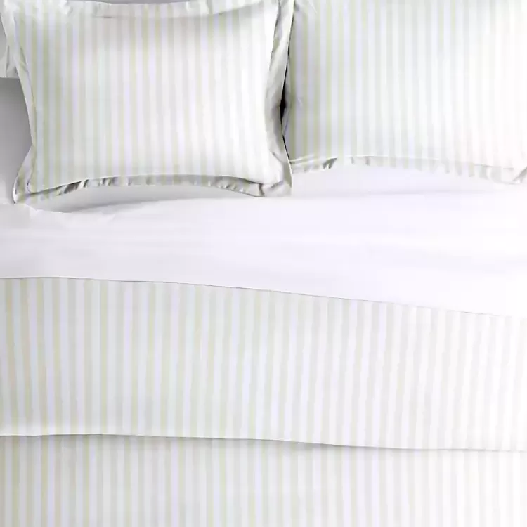 Tan Rugged Stripe 2-pc. Twin Duvet Cover Set>Kirklands Home Fashion