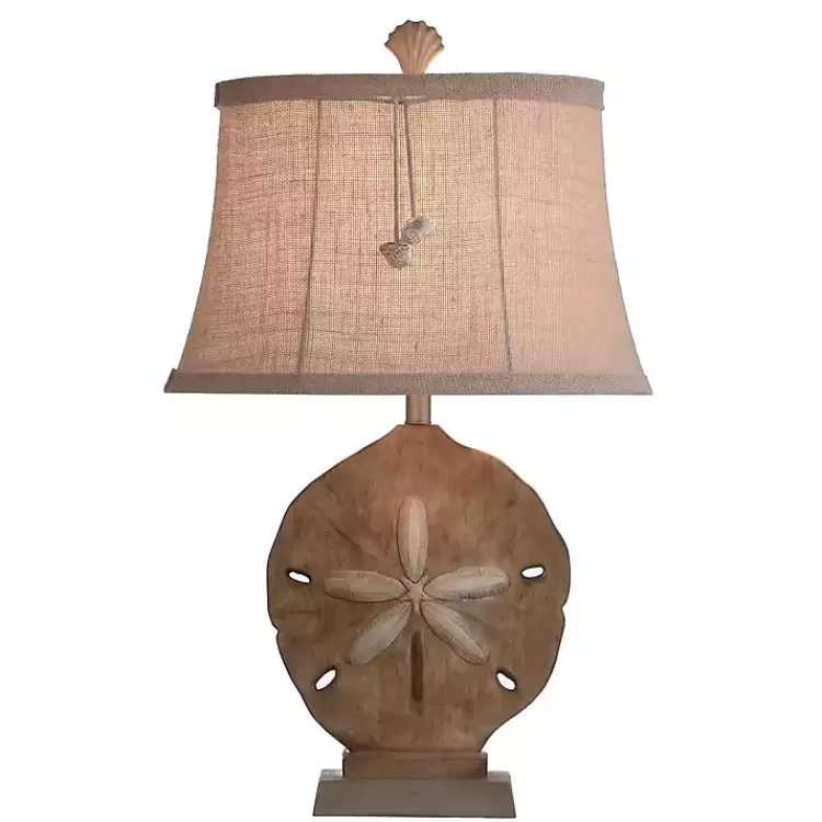 tan_sand_dollar_table_lamp_2.webp Sand Dollar Table Lamp>Kirklands Home Store