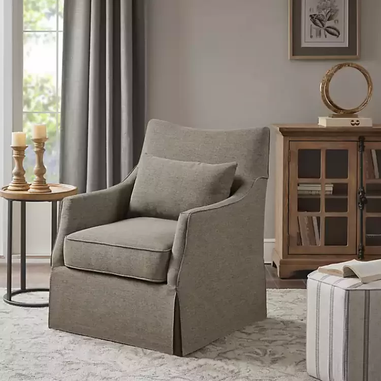 Skirted Swivel Martha Stewart Accent Chair>Kirklands Home Discount