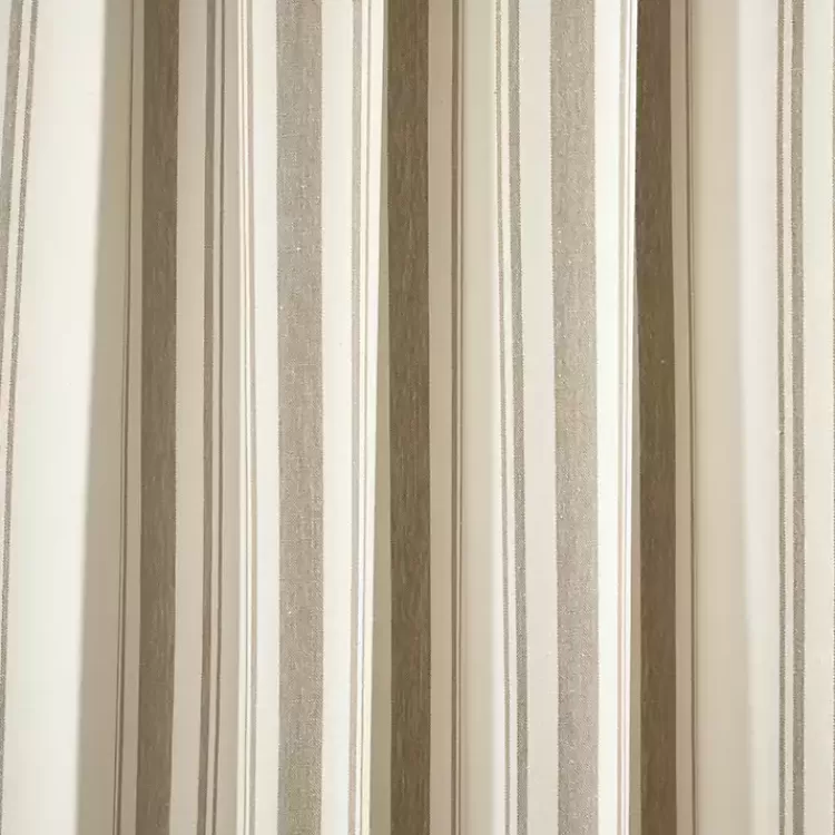 tan_stripe_farmhouse_curtain_panel_set__in_3.webp Stripe Farmhouse Curtain Panel Set, 95 in.>Kirklands Home Shop