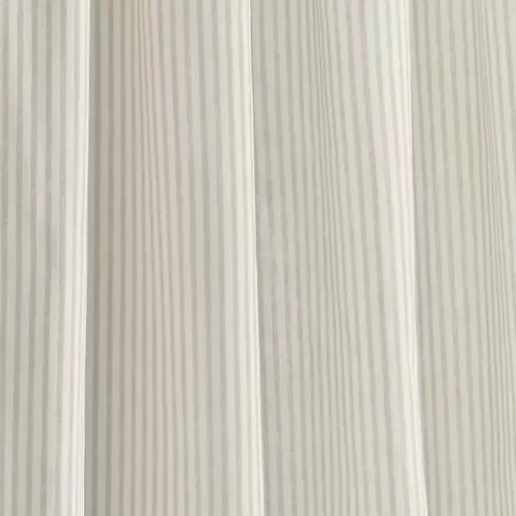 tan_stripe_ruffled_curtain_panel_set__in_3.webp Tan Stripe Ruffled Curtain Panel Set, 84 in.>Kirklands Home Fashion