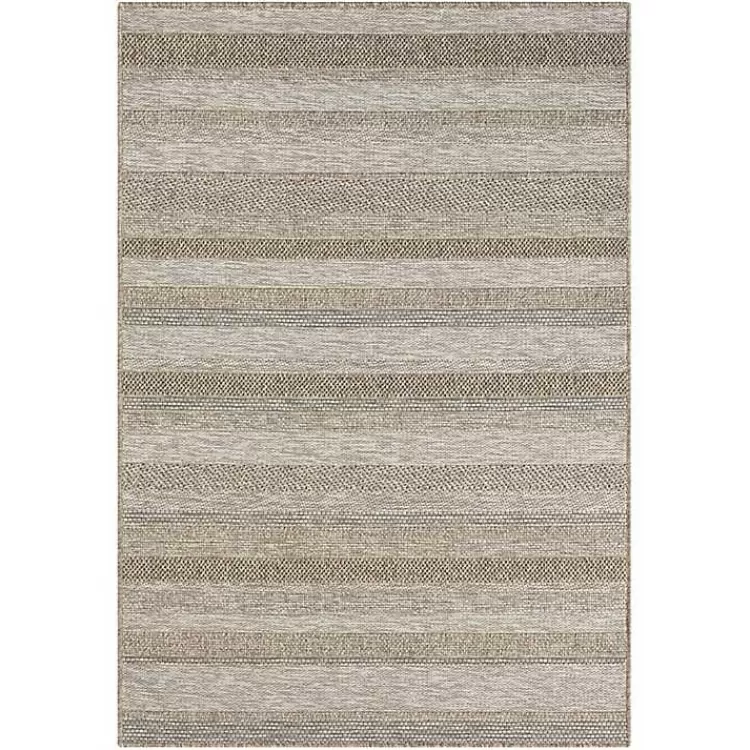 Striped Indoor/Outdoor Area Rug, 5x7>Kirklands Home New