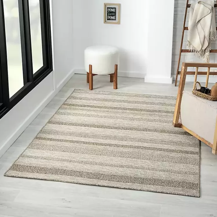Striped Indoor/Outdoor Area Rug, 7x9>Kirklands Home Best