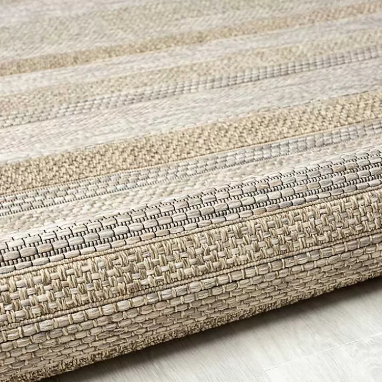 tan_striped_indooroutdoor_area_rug_x_7.webp Striped Indoor/Outdoor Area Rug, 7x9>Kirklands Home Best