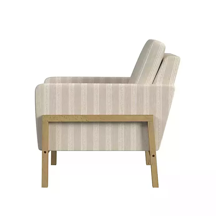 tan_striped_upholstered_wood_frame_armchair_2.webp Tan Striped Upholstered Wood Frame Armchair>Kirklands Home Shop