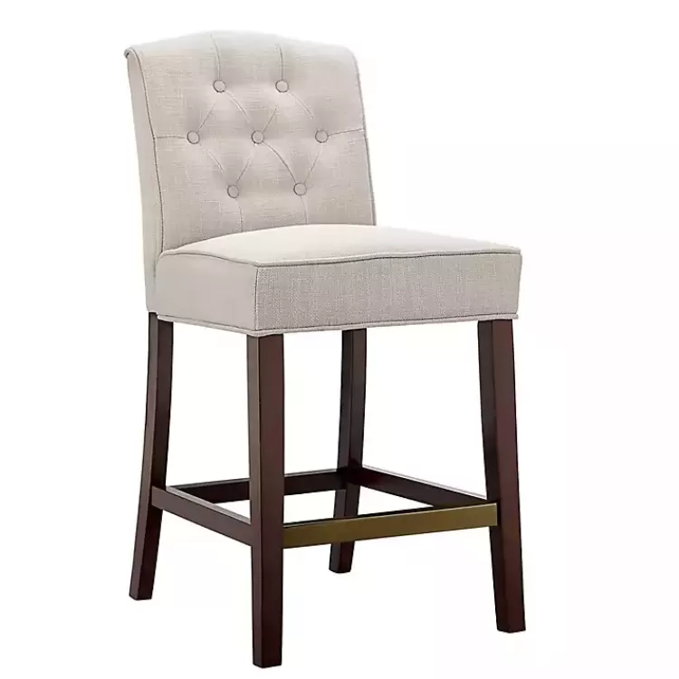 Tufted Upholstered Wood Counter Stool>Kirklands Home Best Sale