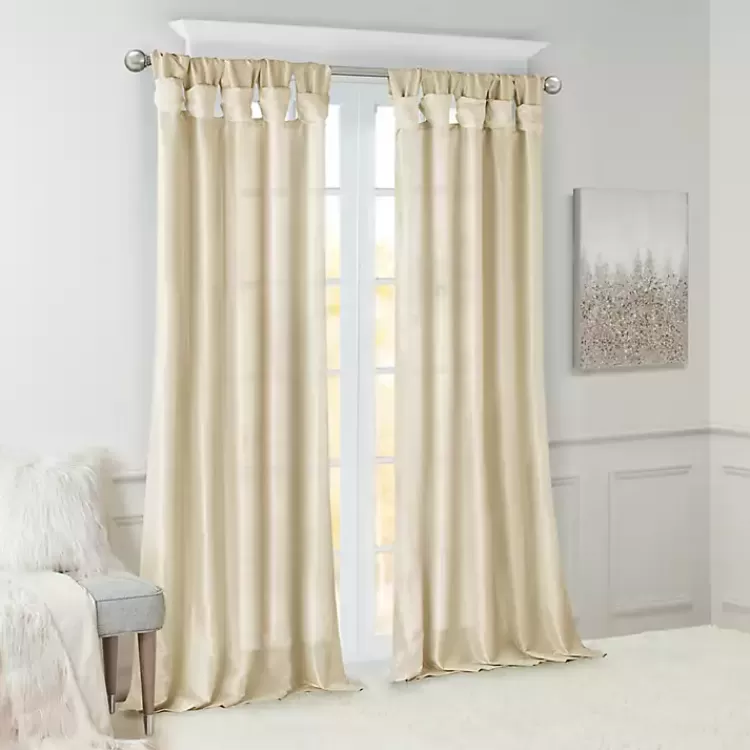 Twist Top Curtain Panel, 108 in.>Kirklands Home Online