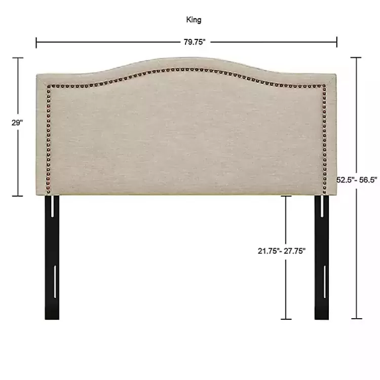 tan_upholstered_augusta_king_headboard_5.webp Upholstered Augusta King Headboard>Kirklands Home Discount