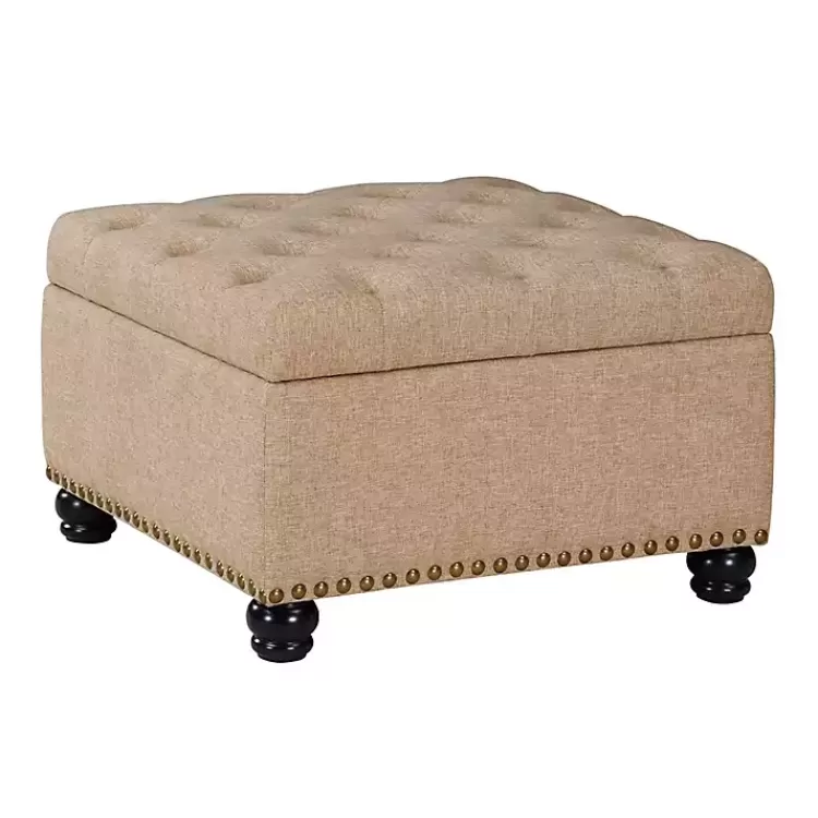 Upholstered Ava Coffee Table Ottoman>Kirklands Home New